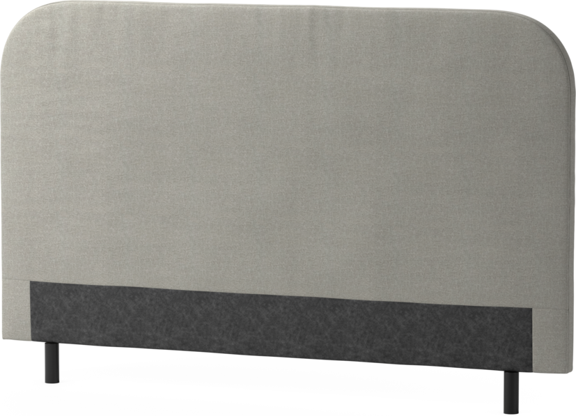 Delux Rundad - Sänggavel, 90-210 cm - Grå