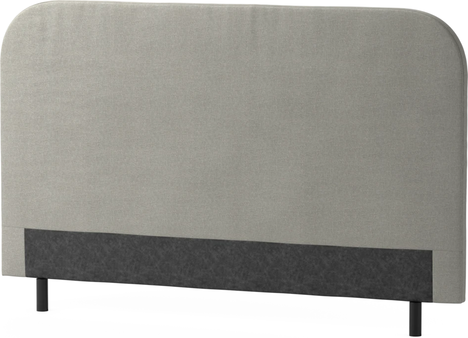 Delux Rundad - Sänggavel, 90-210 cm - Grå