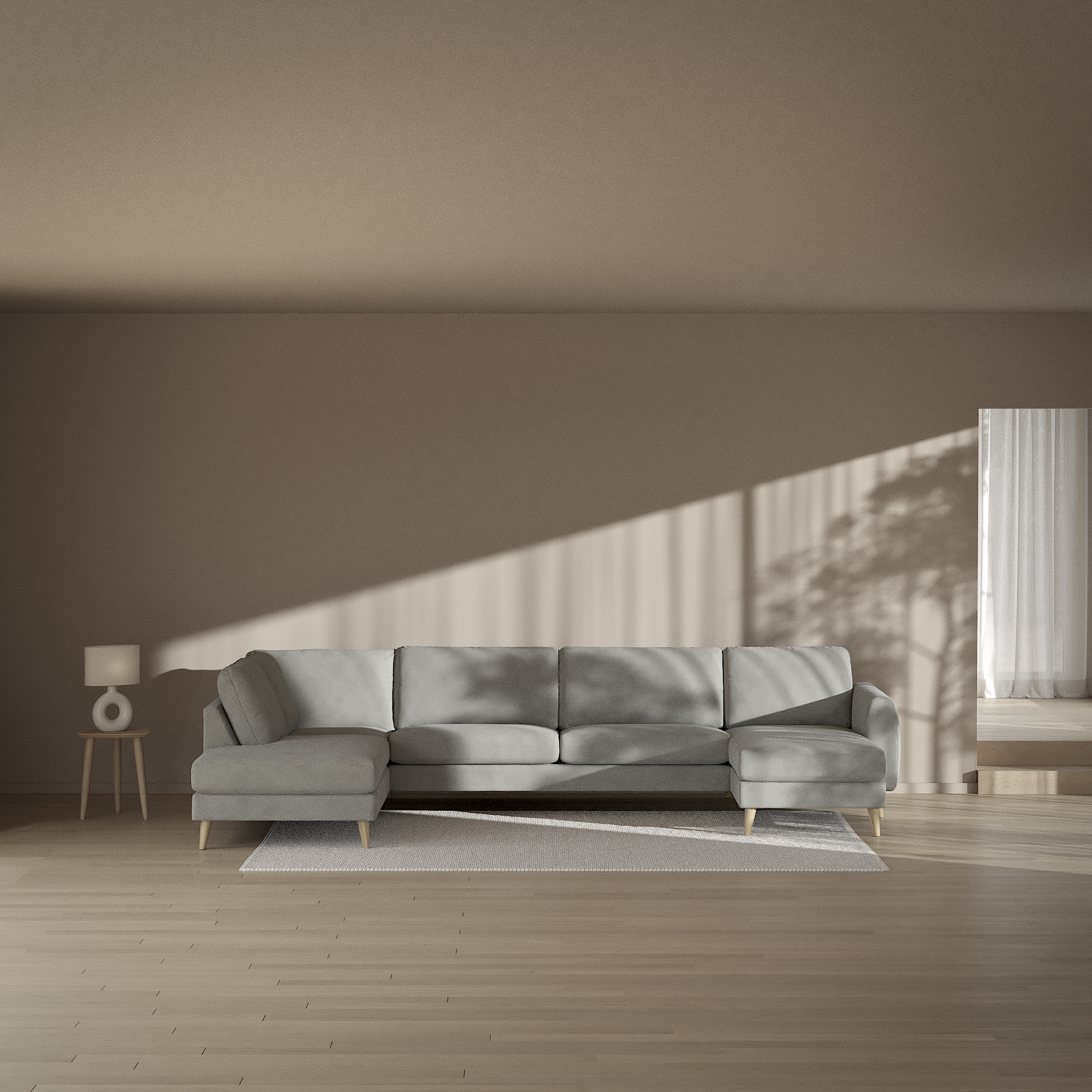 Bridge - 3-sits soffa med divan vänster och schäslong höger - inspiration