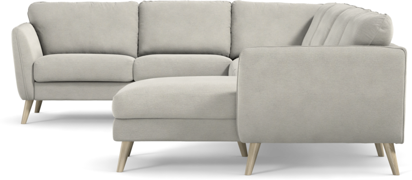 Bridge - Hörnsoffa, 2+3-sits med schäslong höger - Grå