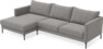 Impression - 3-sits soffa med schäslong vänster - Grå