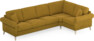 Eden - Hörnsoffa, 3+1-sits - Gul