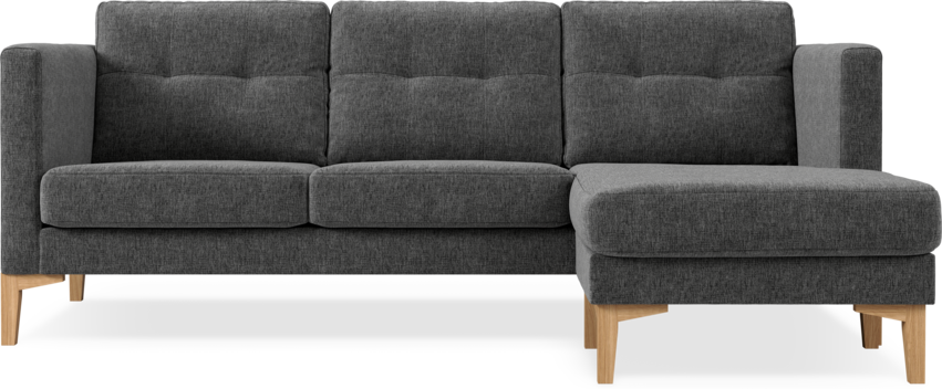 Rio - 3-sits soffa med schäslong höger - Grå