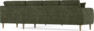 Eden - Hörnsoffa, 3+3-sits - Grön