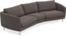 Madison - 3-sits soffa svängd, 90 cm - Grå