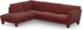 Madison - 3-sits soffa med divan vänster - Rosa