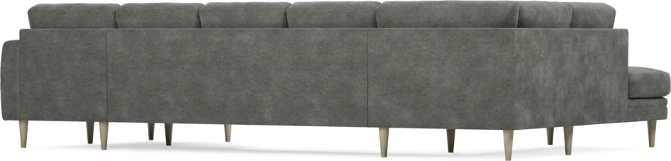 Eden - 3-sits soffa med divan vänster och schäslong höger - Grå