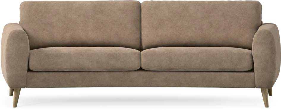 Bridge - 3-sits soffa svängd - Beige
