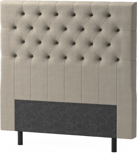 Delux Pikerad XL - Sänggavel, 90-210 cm - Beige