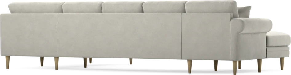 Eden - 3-sits soffa med schäslong vänster och divan höger - Grå