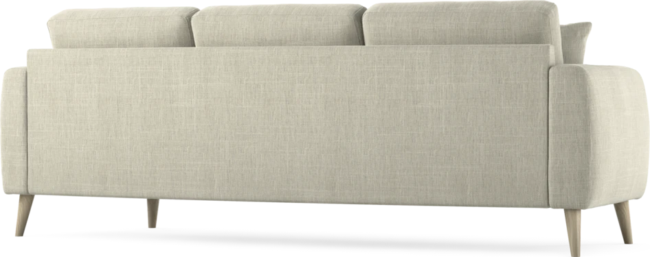 Eden - 3-sits soffa svängd - Beige