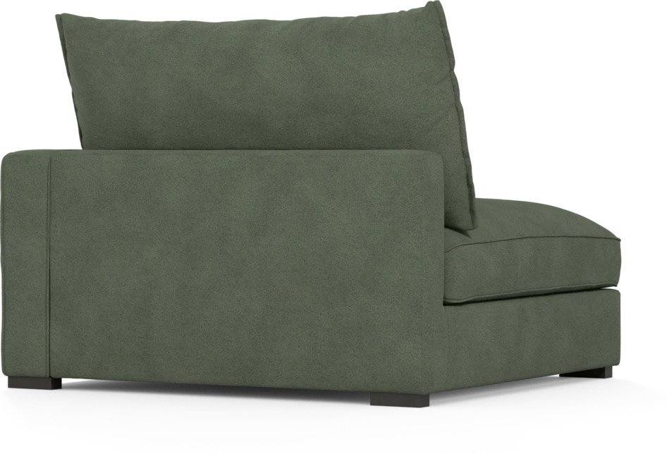 Rossi - 1,5-sits med armstöd höger - Grön