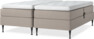 Delux Sense - Ställbar säng, dubbelsäng med bäddmadrass - Beige