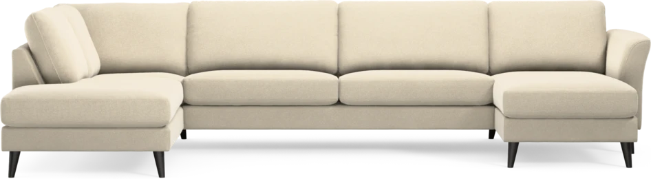 Bridge - 3-sits soffa med divan vänster och schäslong höger - Beige