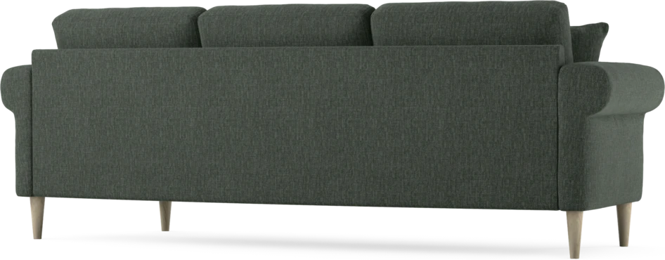 Eden - 3-sits soffa svängd - Grön