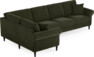 Eden - Hörnsoffa, 1+3-sits - Grön
