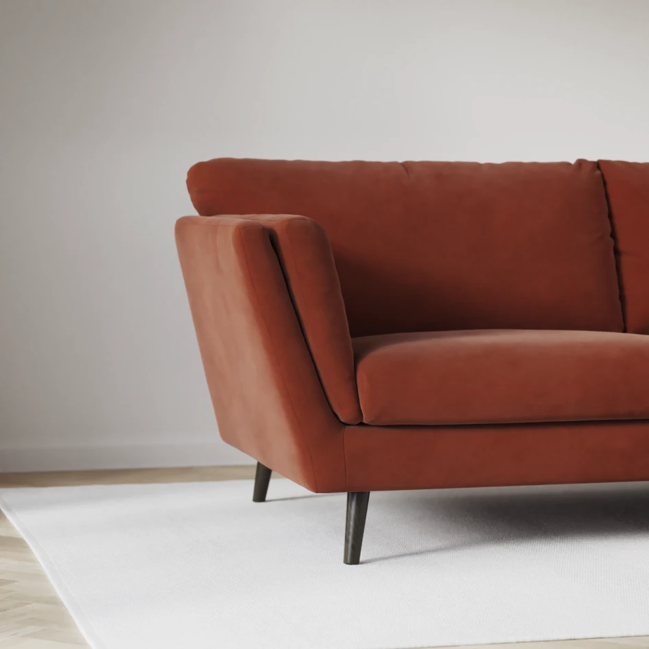 Madison Lux - Hörnsoffa 2+3-sits, hörn 2 - Röd