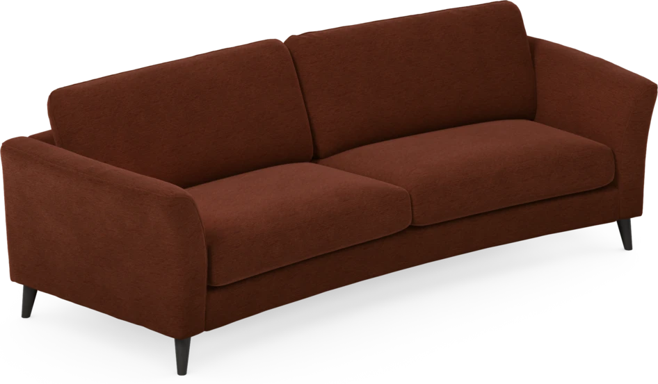Bridge - 3-sits soffa svängd - Orange