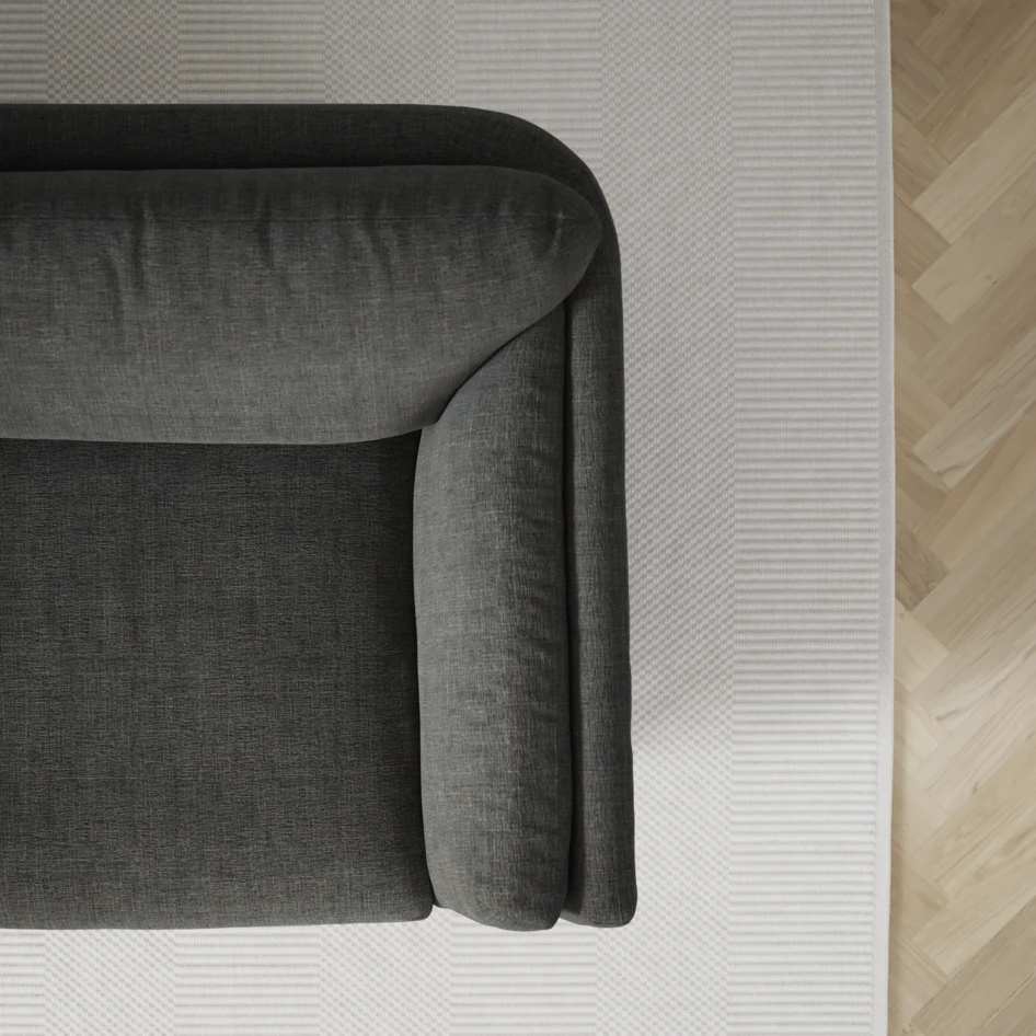 Madison Lux - 2-sits soffa med divan vänster och schäslong höger - Grå