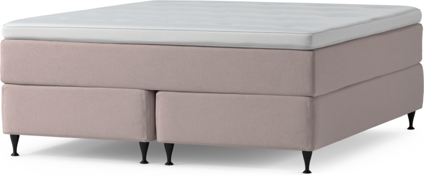 Delux Exclusive - Kontinentalsäng, dubbelsäng med bäddmadrass och sängben