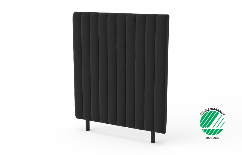 Malibu - Sänggavel, B 90-140 cm - Svart