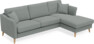 Eden - 2,5-sits soffa med schäslong - Grå