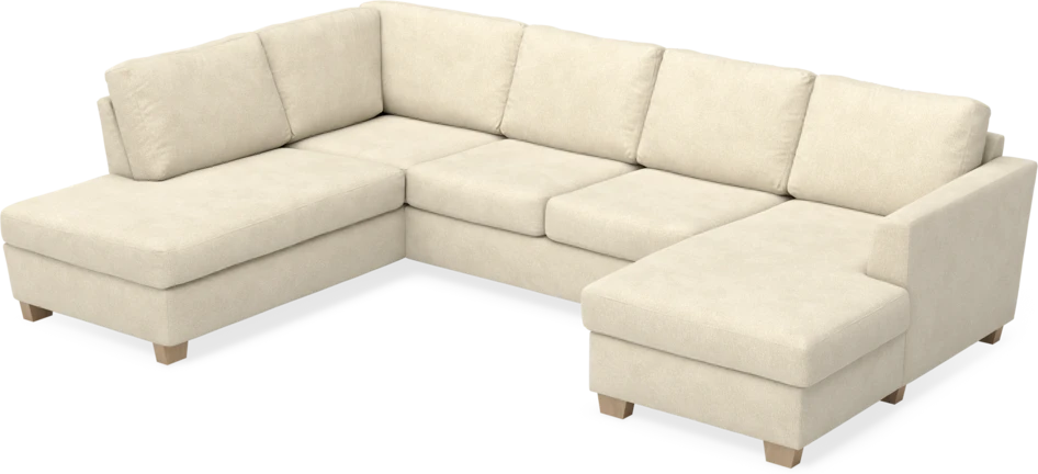 Friday - 3-sits soffa med divan vänster och schäslong höger - Beige