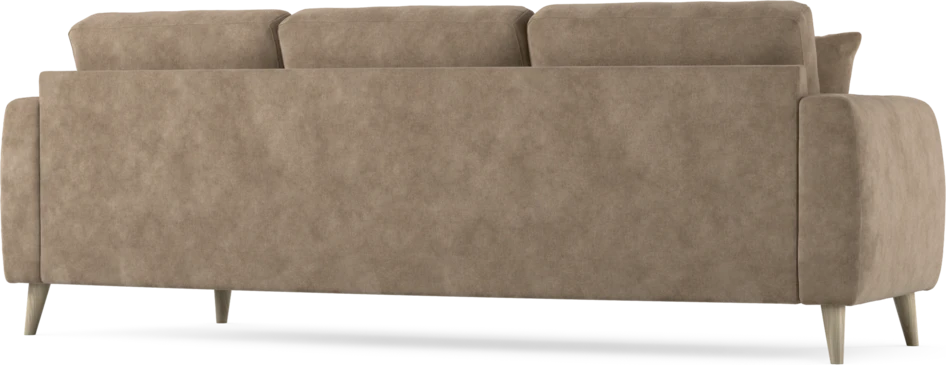 Eden - 3-sits soffa svängd - Beige