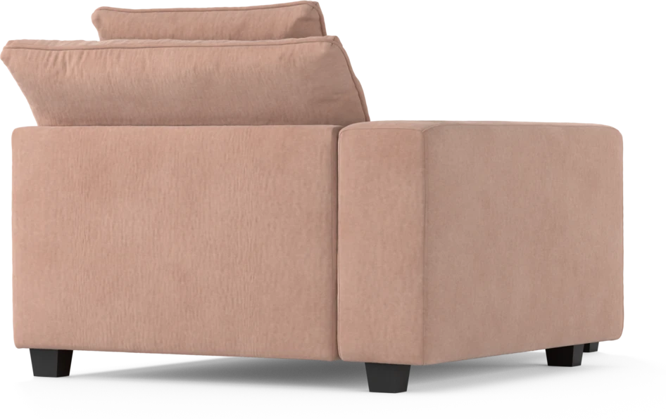 Bellora - Schäslong med armstöd vänster - Rosa