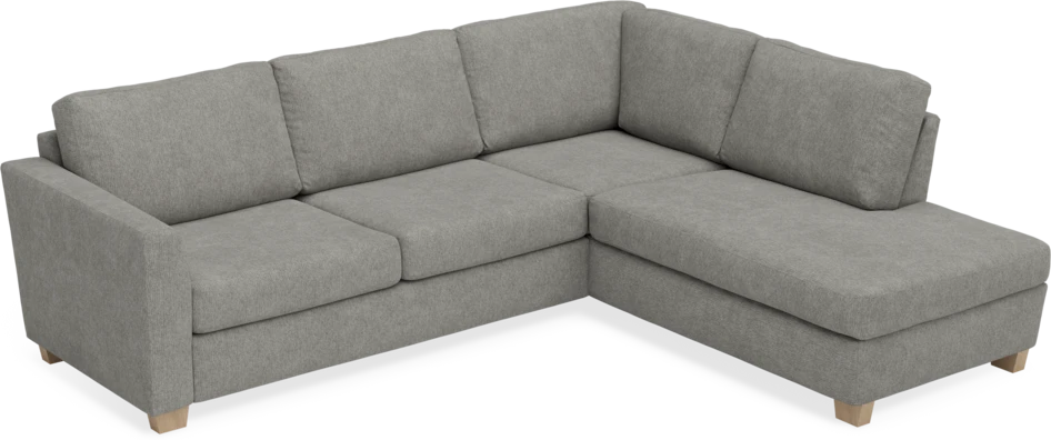 Friday - 2,5-sits soffa med divan höger - Grå