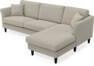 Eden - 2,5-sits soffa med schäslong - Brun
