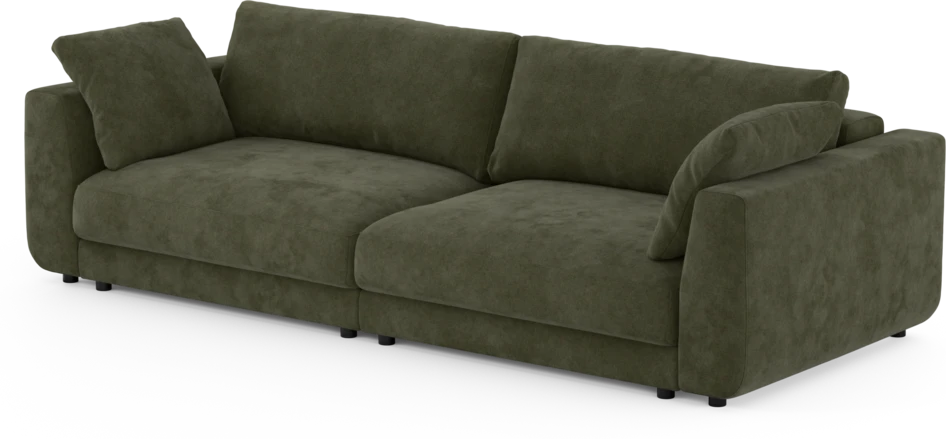 Amie - Bäddsoffa 4-sits - Grön
