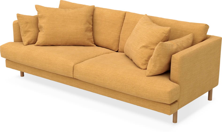 Harper - 3-sits soffa - Gul