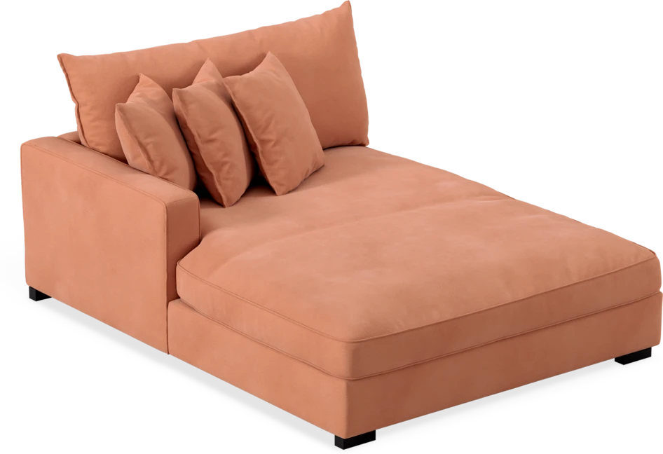 Rossi - Schäslong XL vänster - Orange