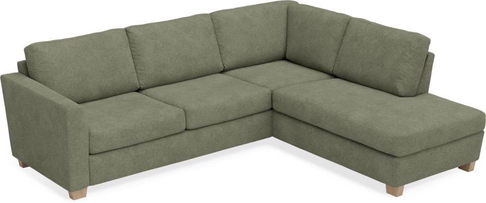 Friday - 2,5-sits soffa med divan höger - Vit