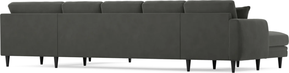Eden - 3-sits soffa med schäslong vänster och divan höger - Grå