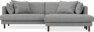 Harper - 4-sits med schäslong XL höger - Grå