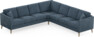 Eden - Hörnsoffa, 3+3-sits - Blå