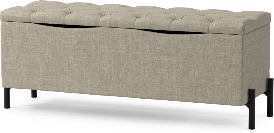 Delux Pikerad XL - Sittbänk pikerad - Beige