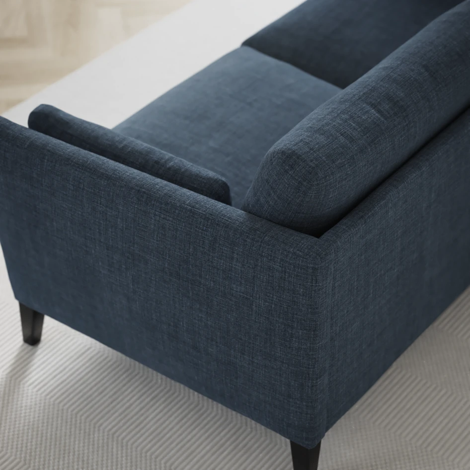 Winston - Hörnsoffa, 3+2-sits - Blå