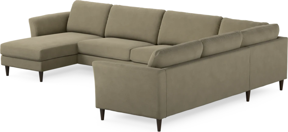 Bridge - Hörnsoffa, 3+2-sits med schäslong vänster - Beige