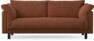 Cherrie - 2,5-sits soffa, hel dyna, fast klädsel - Orange