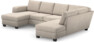 Friday - 3-sits soffa med schäslong vänster och divan höger - Beige