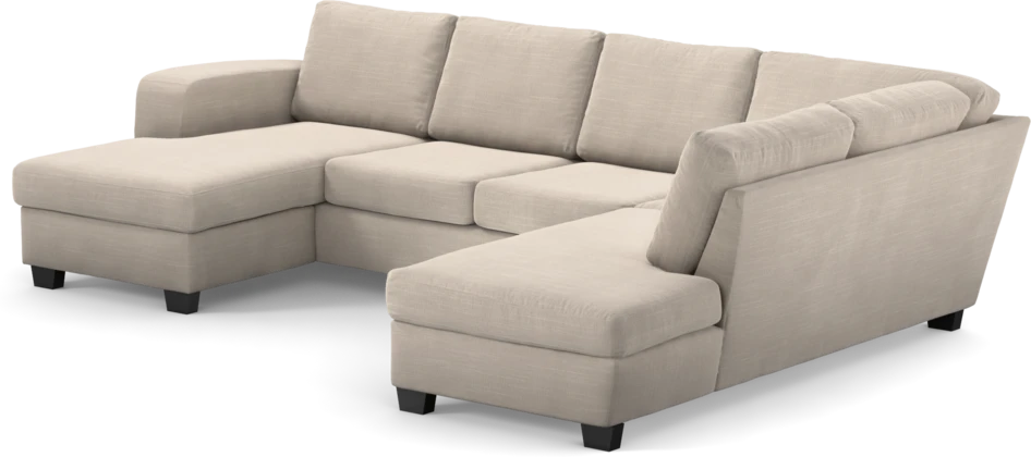 Friday - 3-sits soffa med schäslong vänster och divan höger - Beige