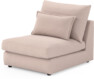Pieces - 1-sits utan armstöd - Rosa