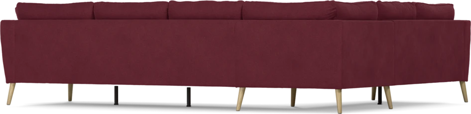 County - Hörnsoffa, 2+3-sits - Röd