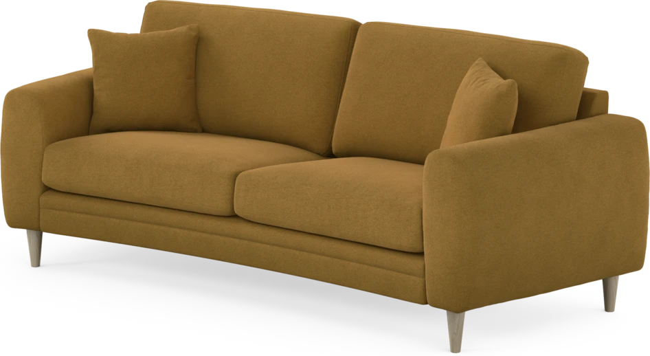 Eden - 2,5-sits soffa svängd - Gul