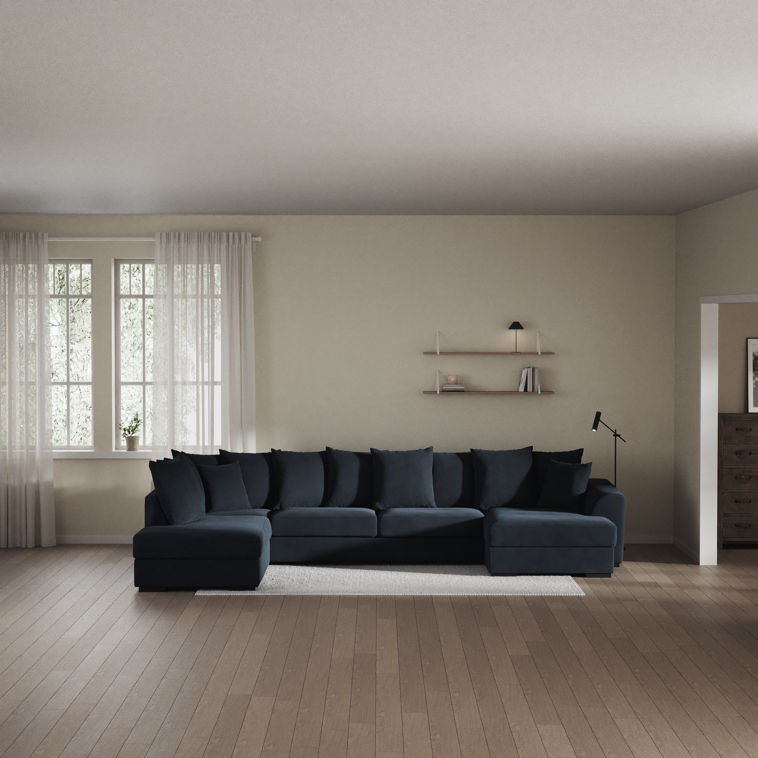 Town - 3-sits soffa med divan vänster och schäslong höger - inspiration