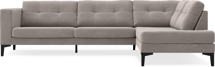 Rio - 3-sits soffa med divan höger - Grå