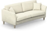 Eden - 2,5-sits soffa svängd - Vit